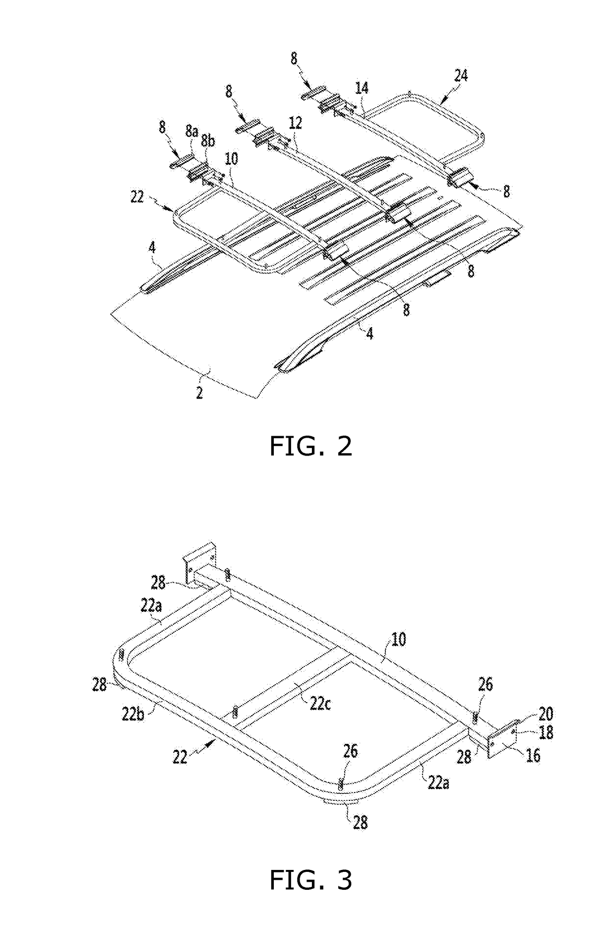 Mounting assembly for vehicle roof-box