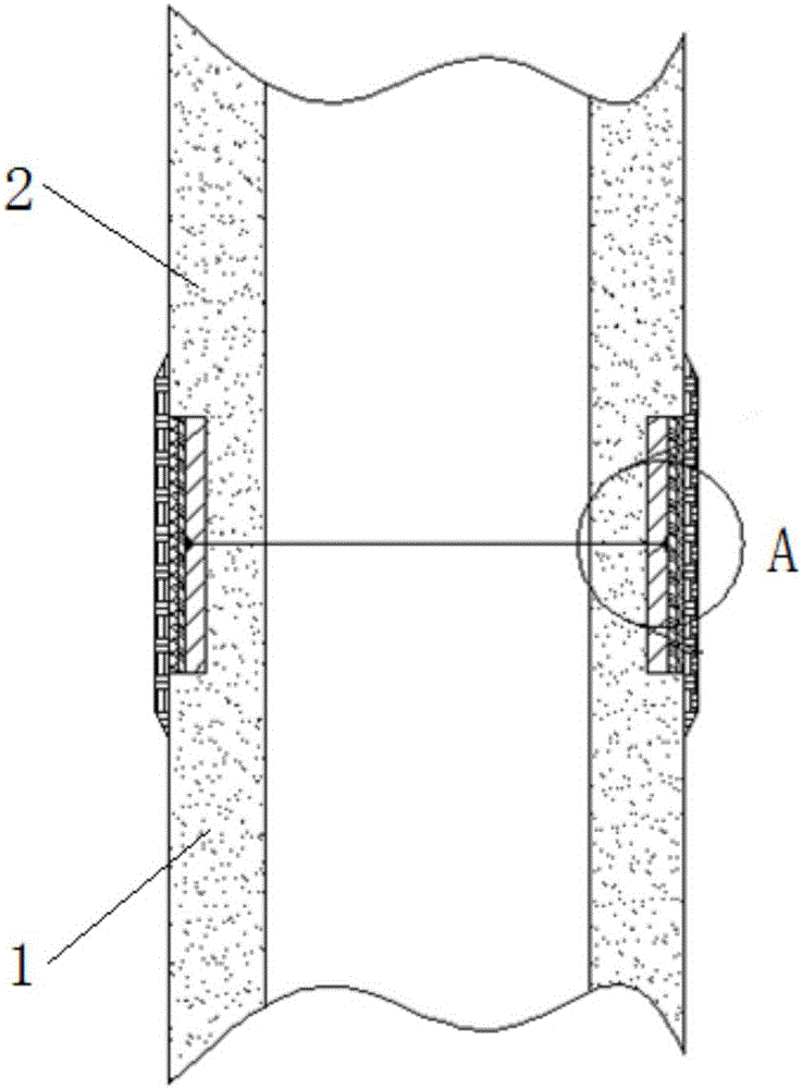 Concrete pole with cable storage box