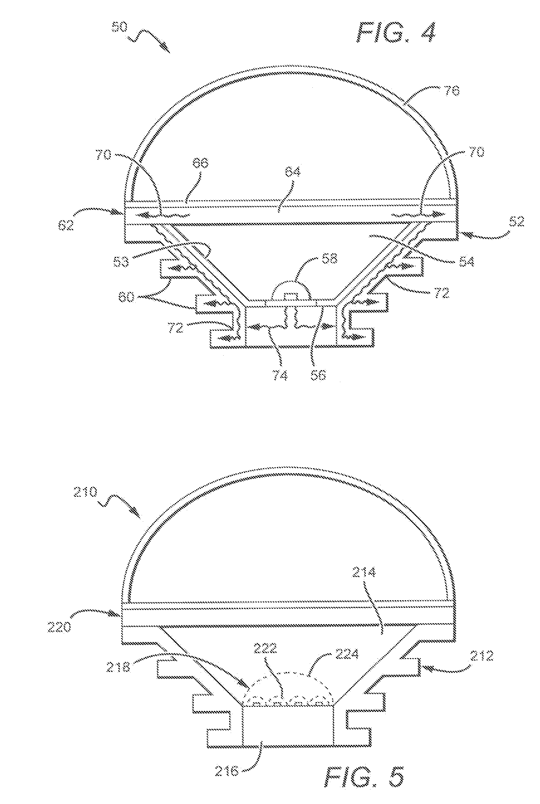 LED lamp with active cooling element