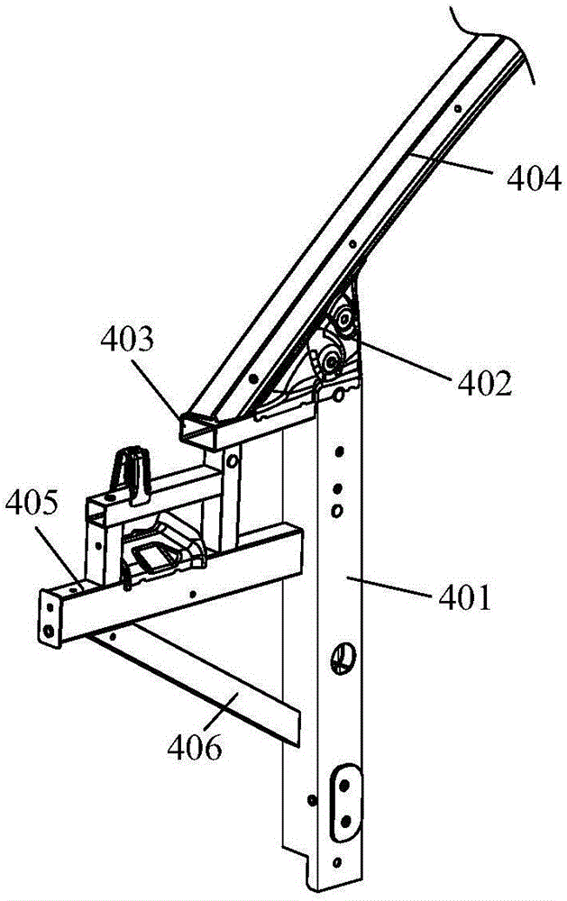 Automobile body side wall rear structure