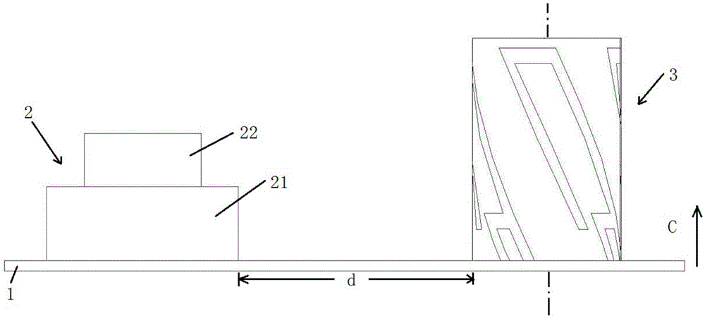 Navigation positioning antenna