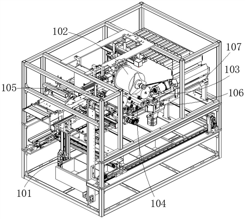 Split type throat swab self-service sampling equipment