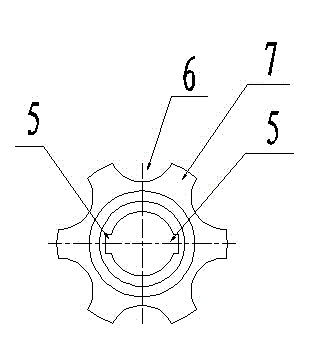 Detachable hobbing device for roller screen