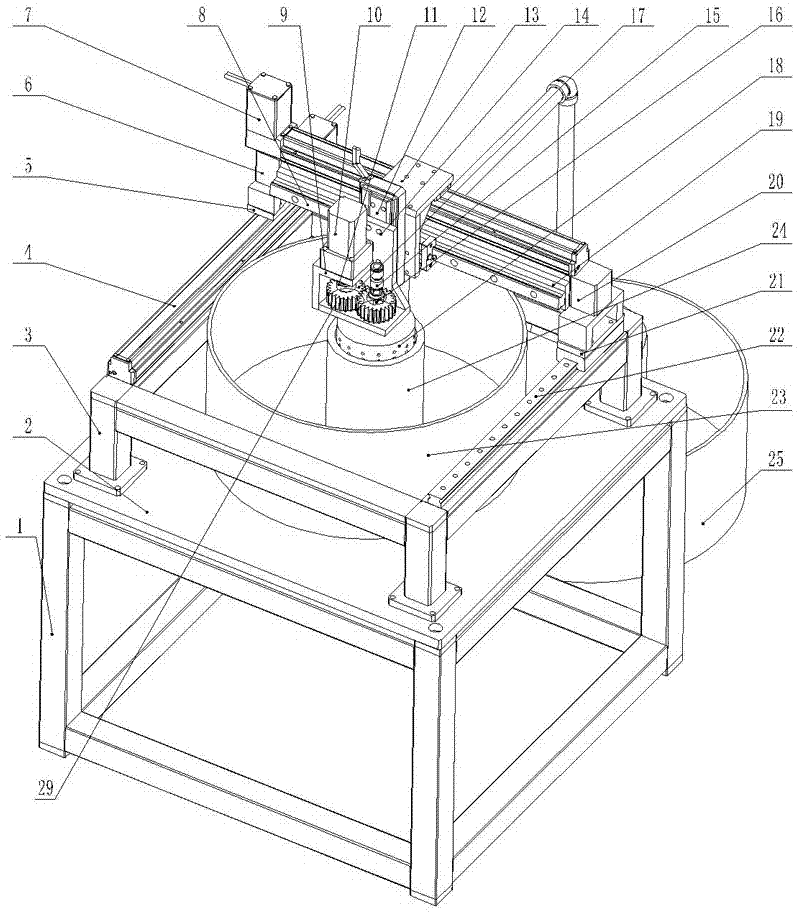 A kind of airflow assisted abrasive flow polishing processing method of inner cylindrical surface