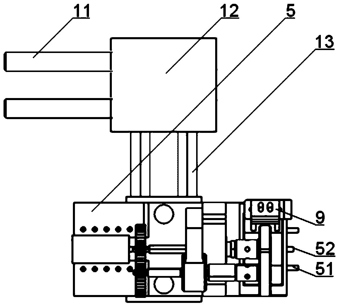 An optical fiber ring winding online gluing device