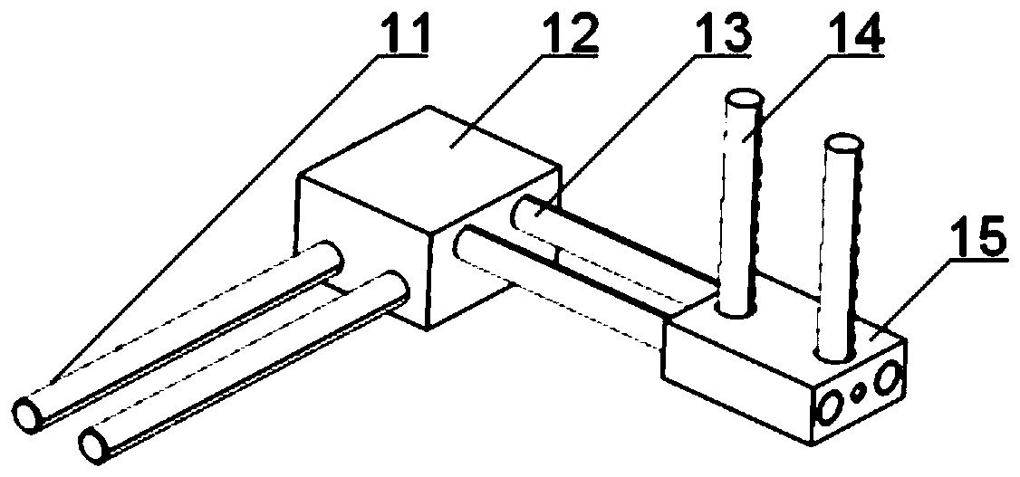 An optical fiber ring winding online gluing device