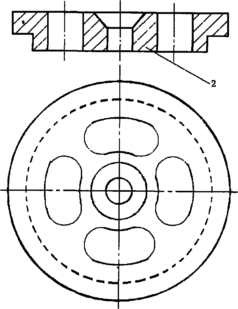 Double-diameter spring type heat transfer pipe insert orifice fixing device