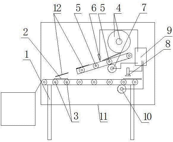 Photosensitive material plate output device capable of laying protective paper synchronously