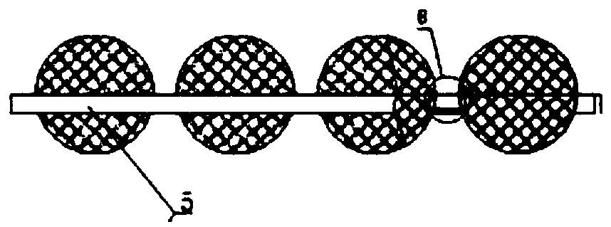 Profiling tray for vibration damping protection package of vulnerable fruits and processing method thereof