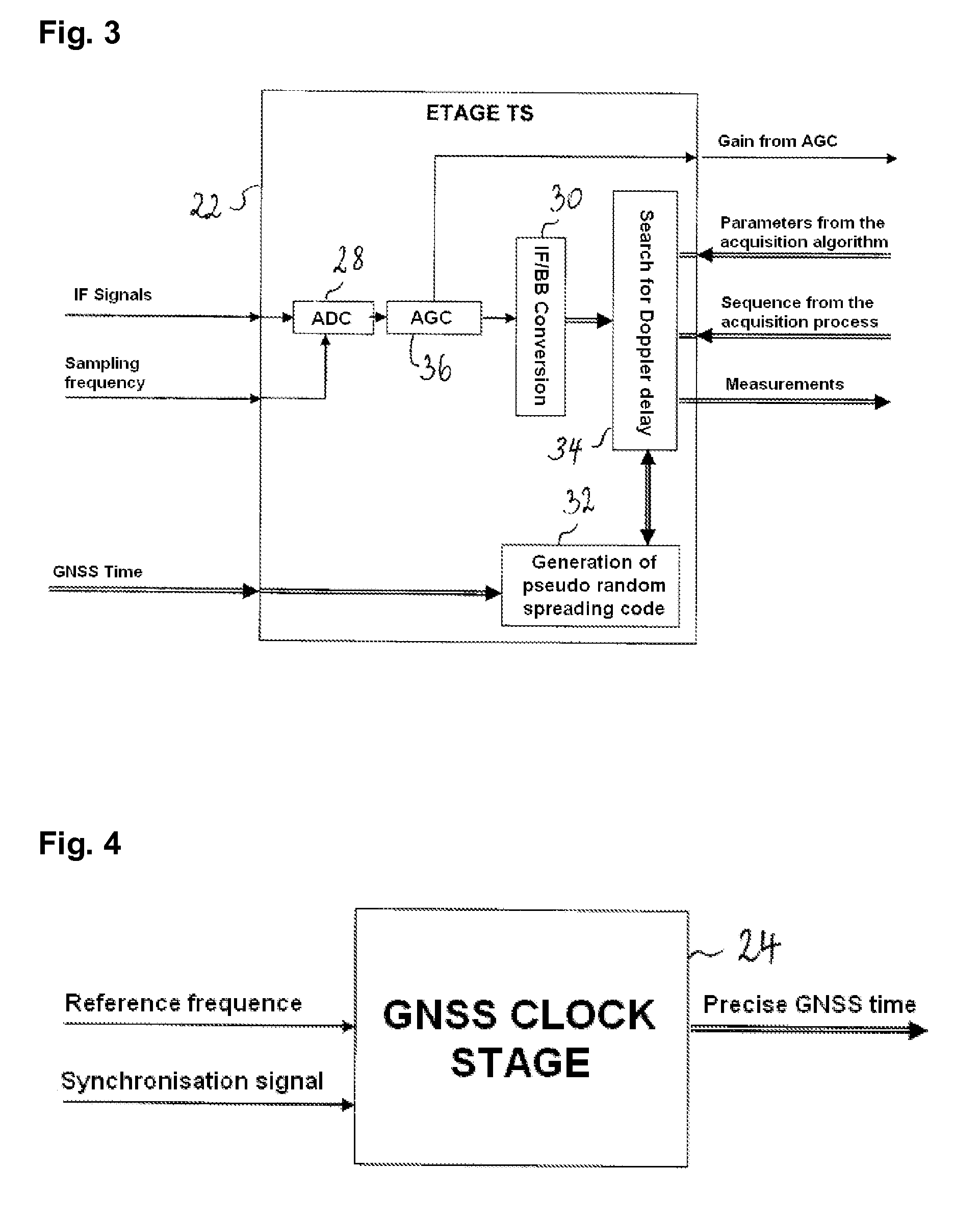 Method for the acquisition of radionavigation signals carrying spreading code with a quasi-infinite period