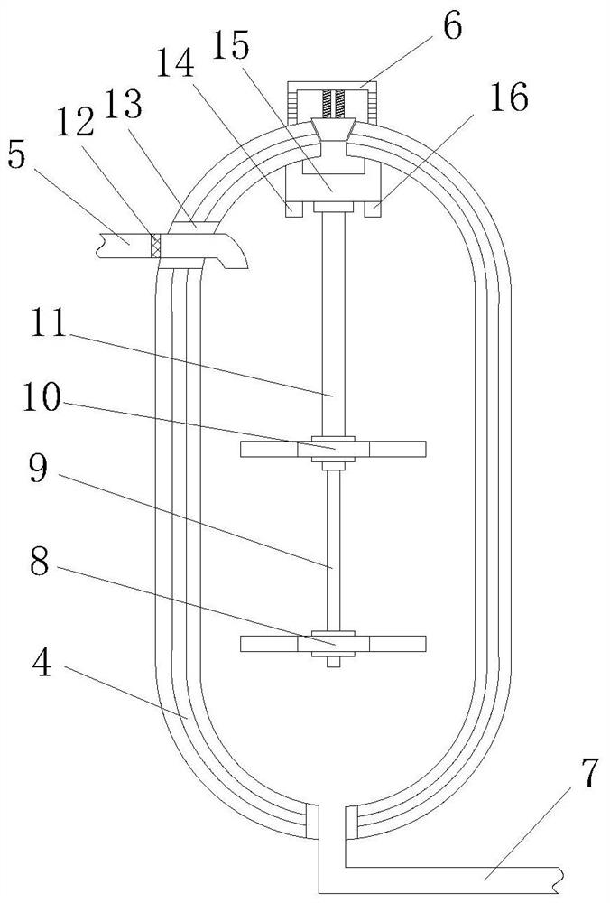 Storage tank for liquid whitening agent