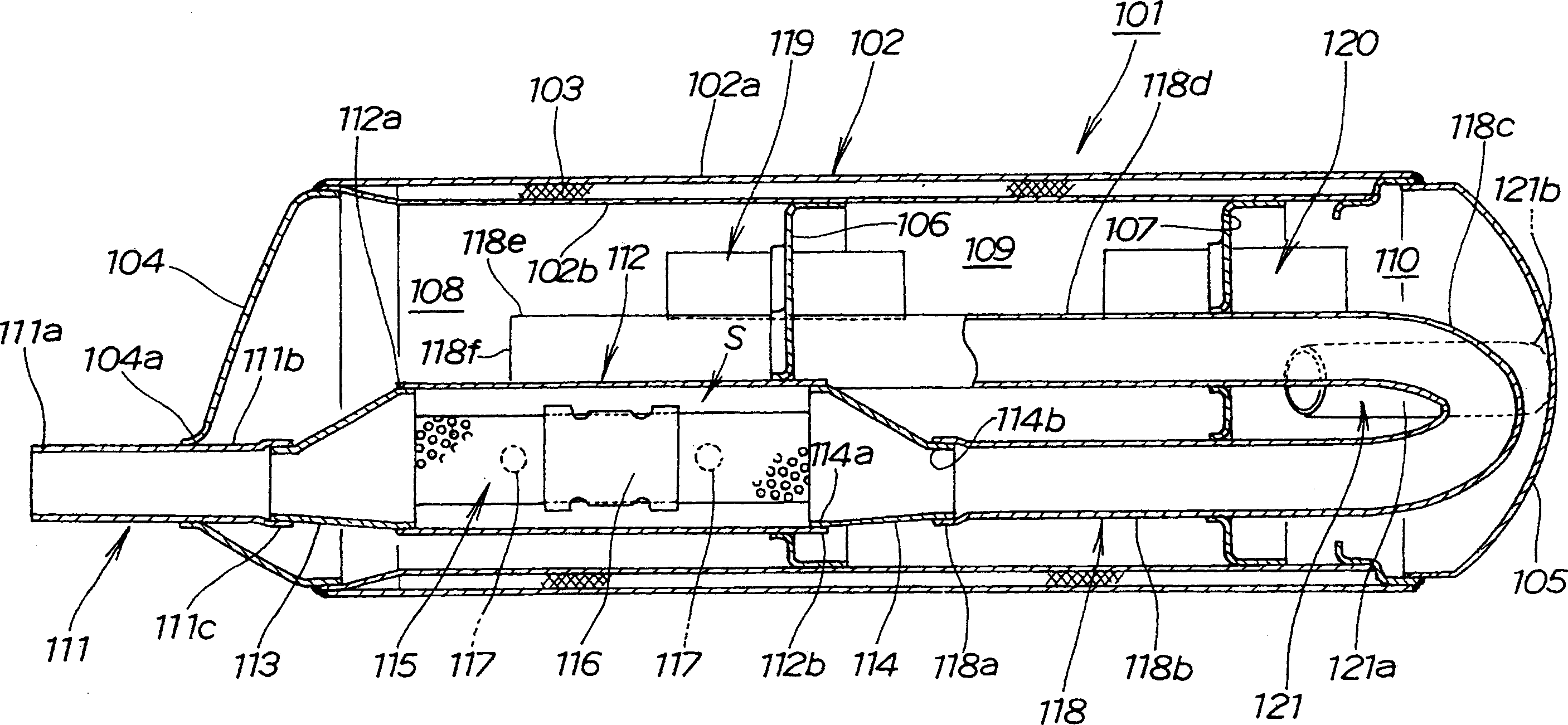 Waste gas purifying apparatus