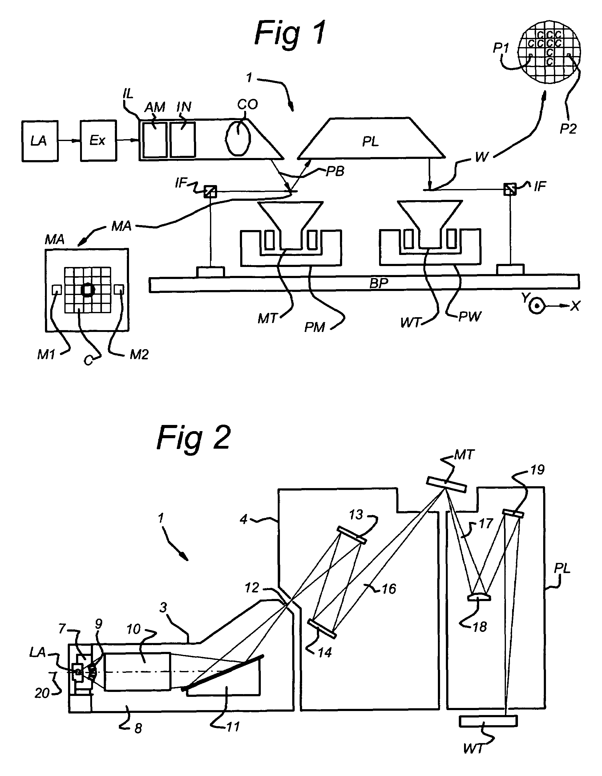 Contamination barrier with expandable lamellas