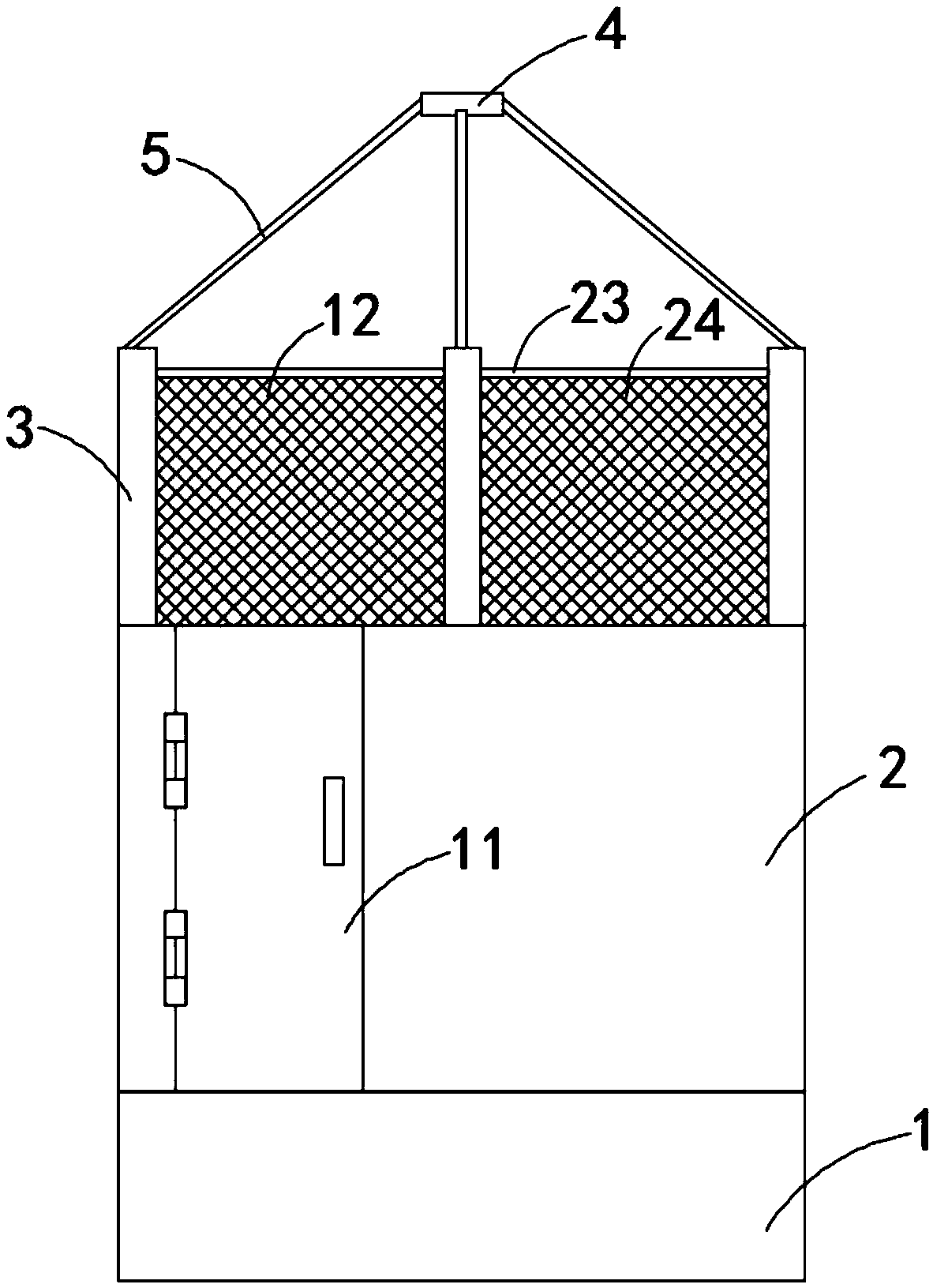 A maintenance device for high-altitude special equipment