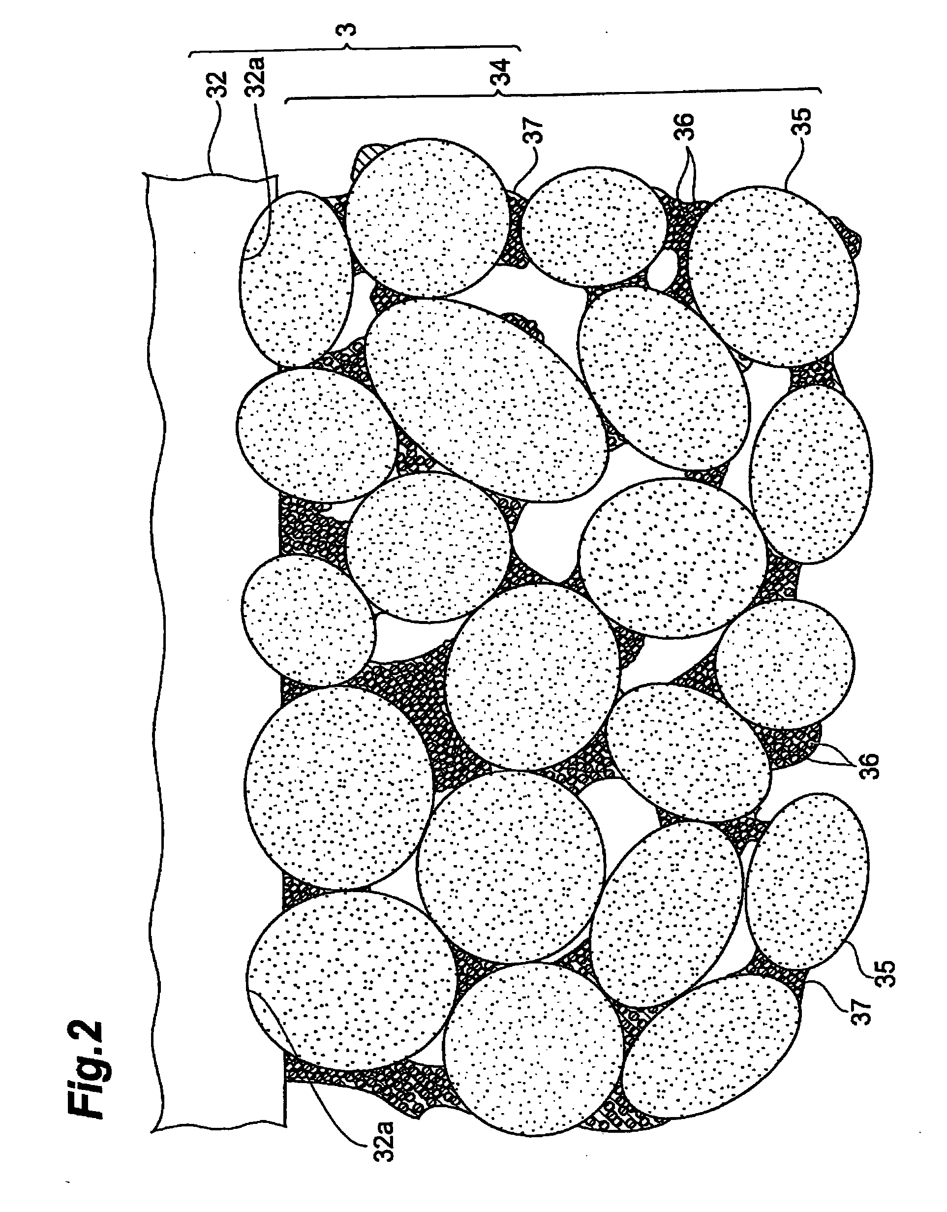 Electrode, electrochemical device, and method of making electrode