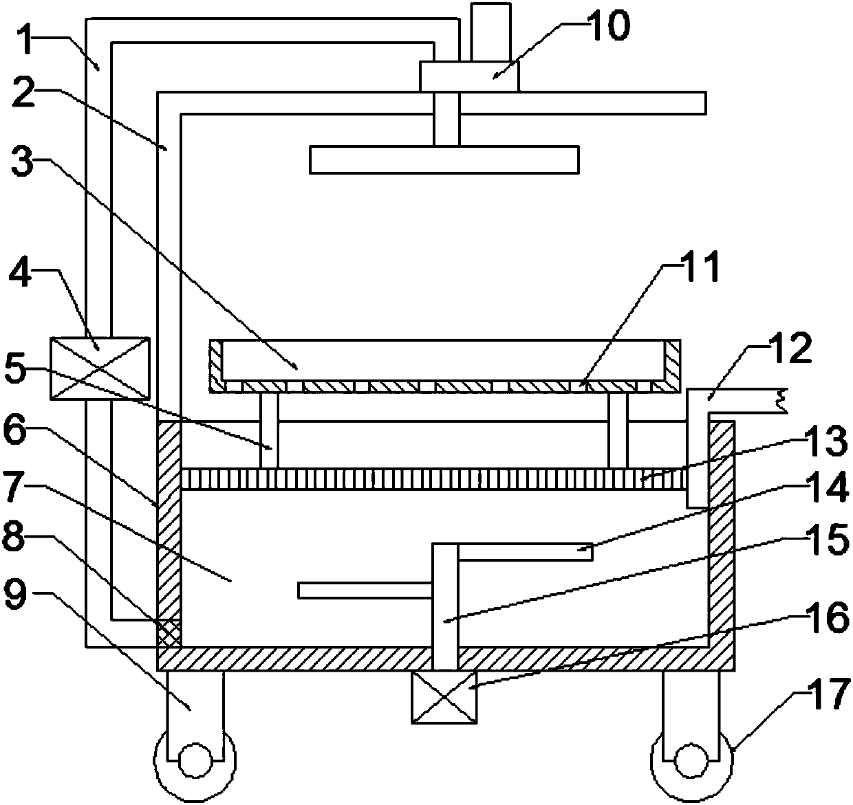 Energy-saving environment-friendly garden greening and seedling raising device