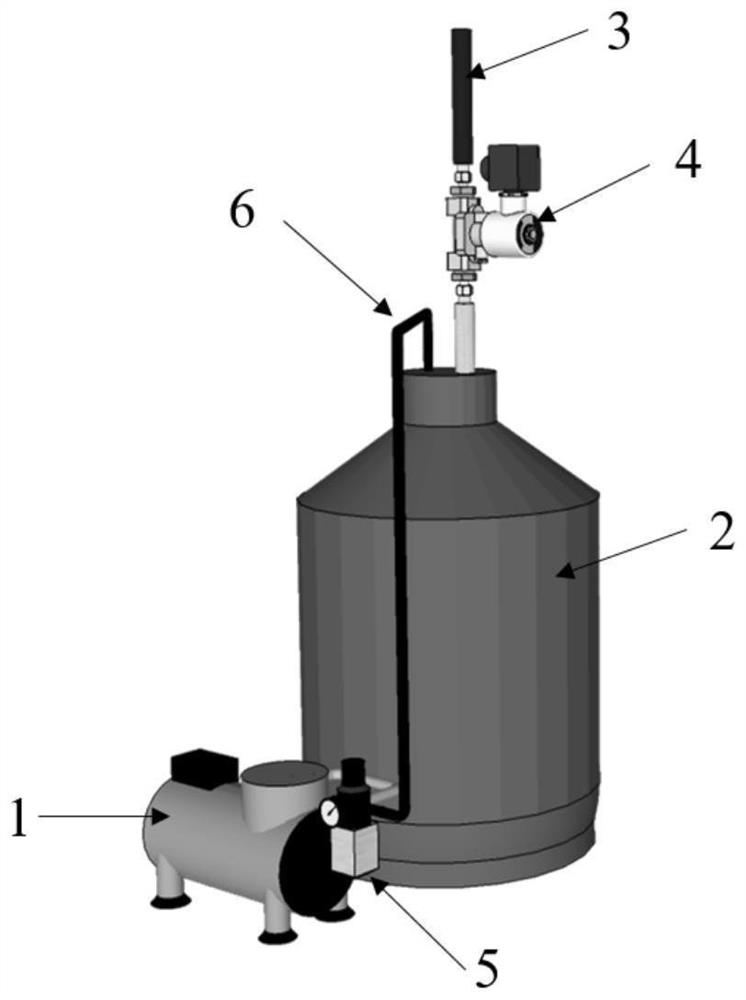 Fire extinguishing and cooling system of prefabricated cabin type electrochemical energy storage station based on liquid nitrogen