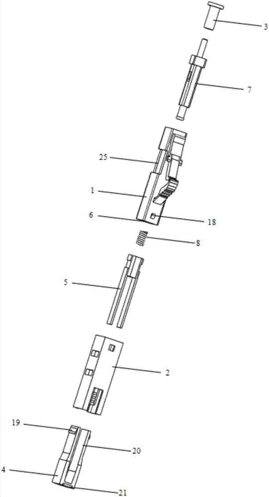 Carrier grade LC optical fiber fast connector