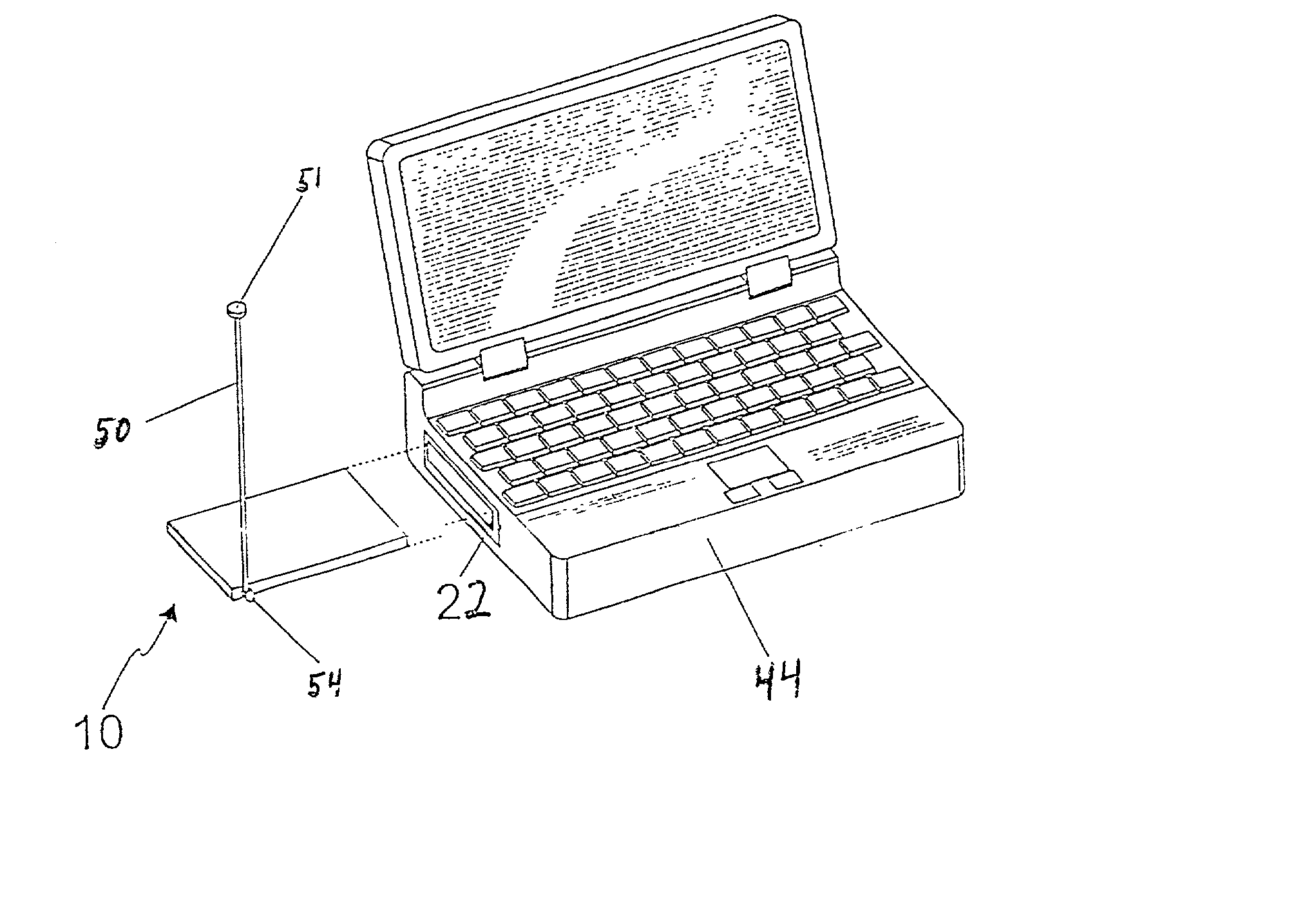 Digital, wireless PC/PCS modem