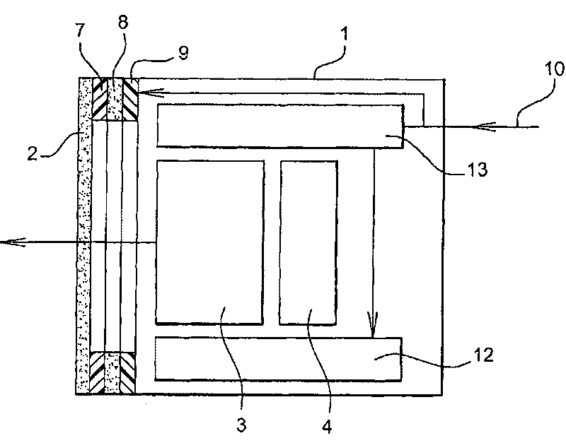 De-icing or defogging system for optical instrument and image acquisition device provided with said system