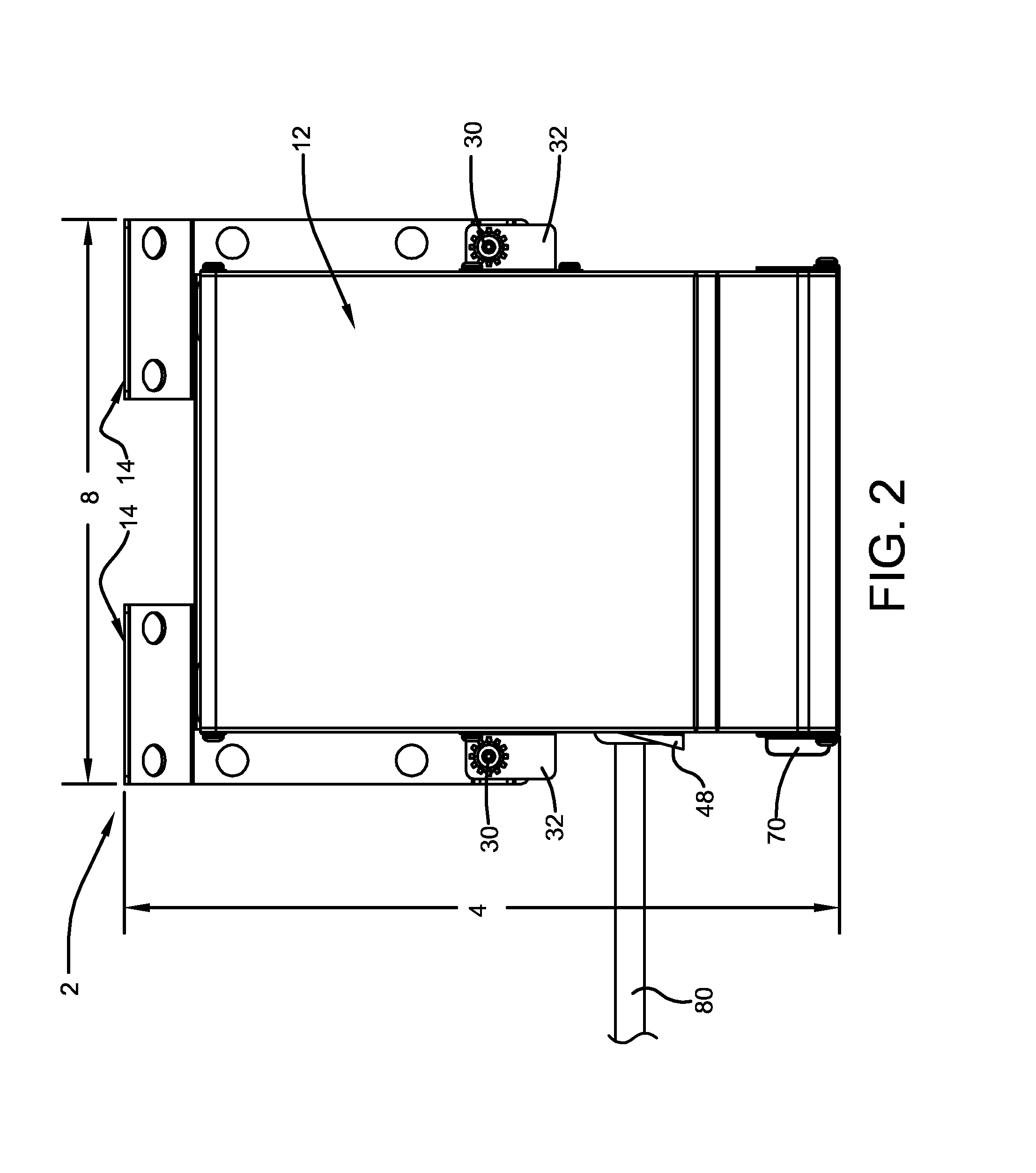 Pathway lighting system for tunnels