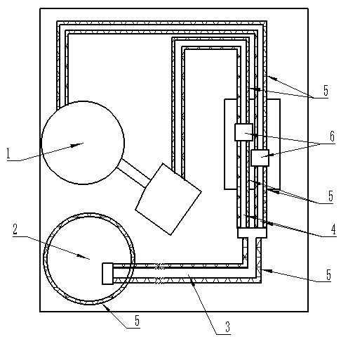 Iodine satellite thruster working medium supply system and application method thereof