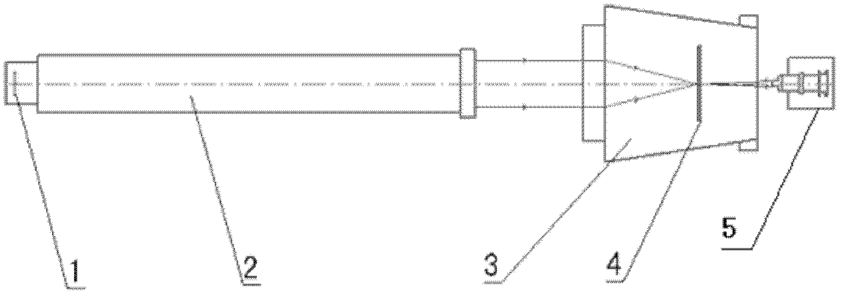 Method for detecting focal length of high-precision spatial aerial camera