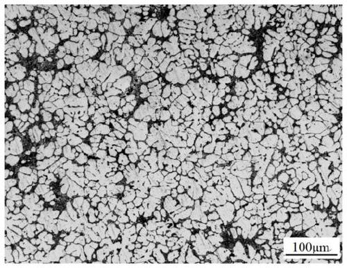 High-toughness cast aluminum-silicon alloy and waste aluminum regeneration method thereof