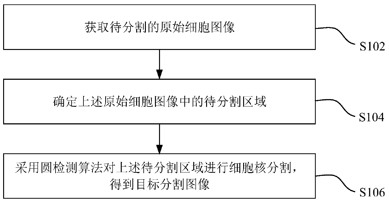 Cell nucleus segmentation method and device, electronic equipment and computer readable storage medium