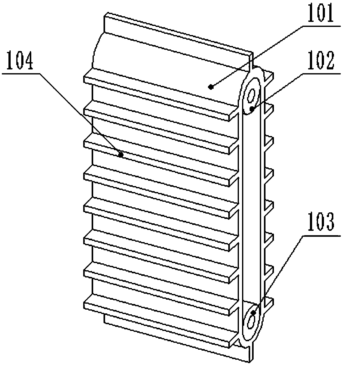 A kind of plastic bottle trademark cutting device