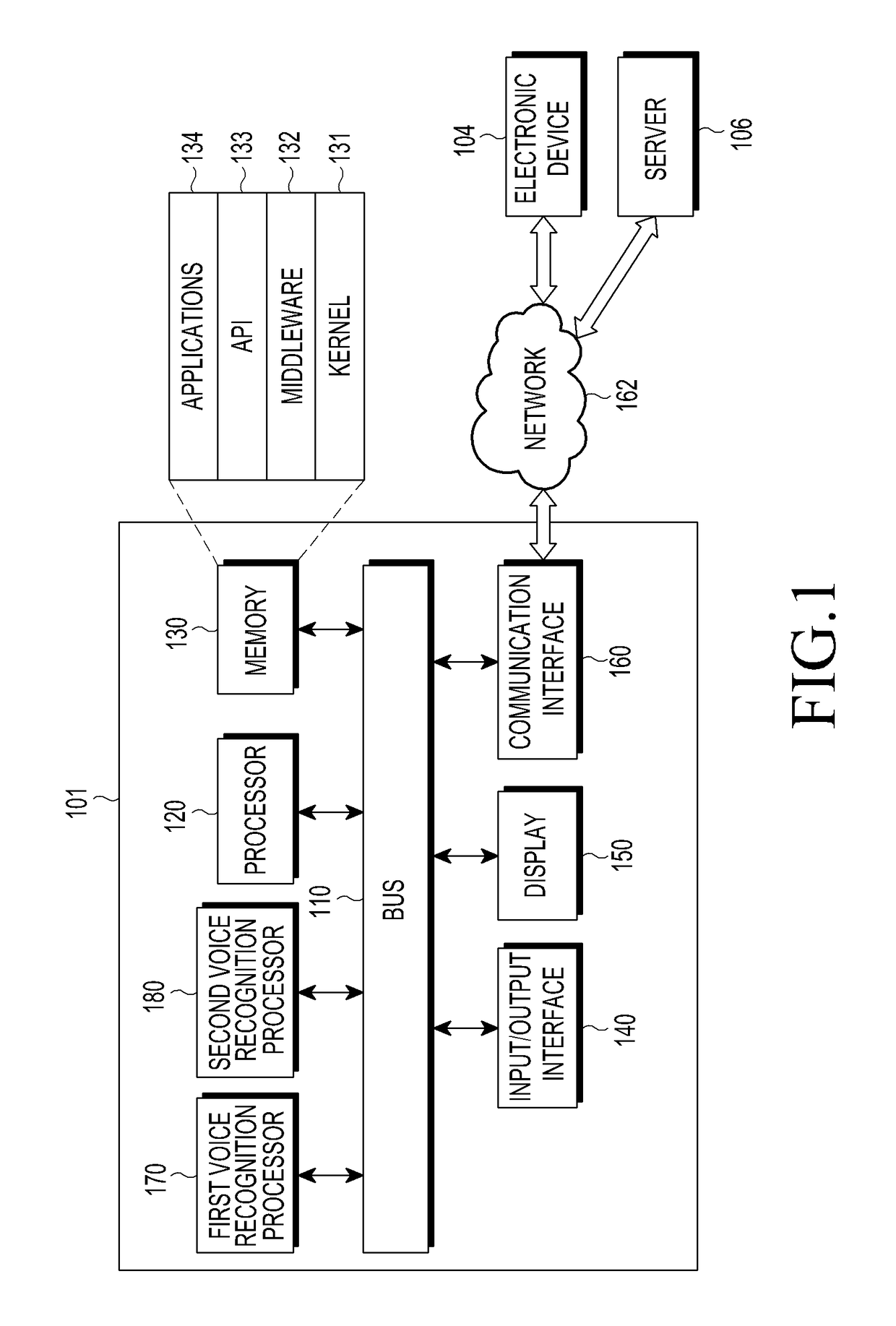 Electronic device and method for voice recognition using a plurality of voice recognition engines