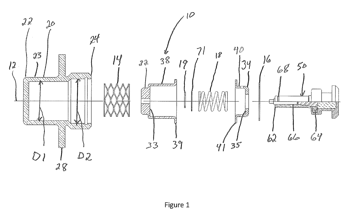 Control Valve with External Relief Bias Member