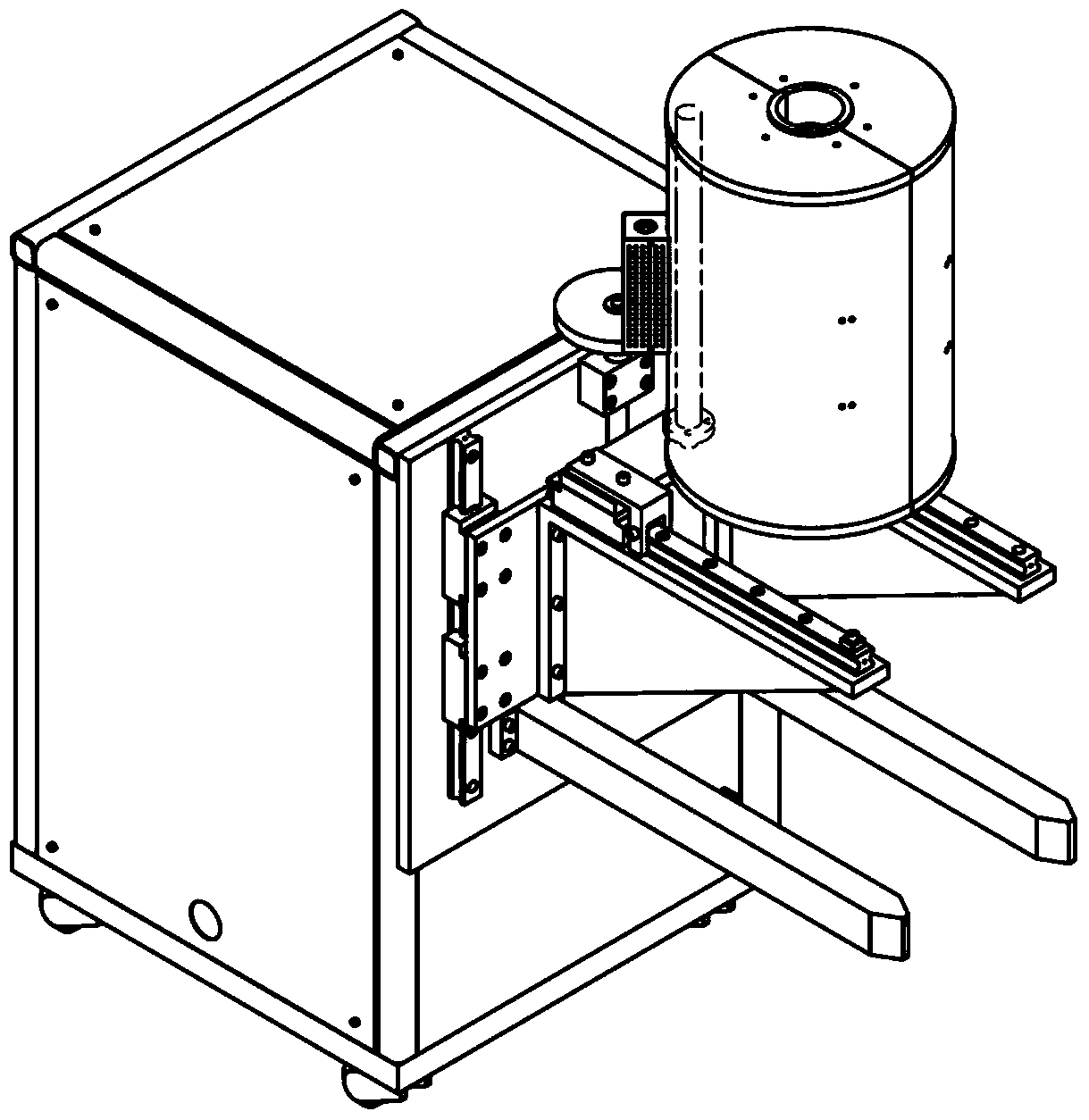 A heating furnace failure replacement equipment for creep endurance testing machine