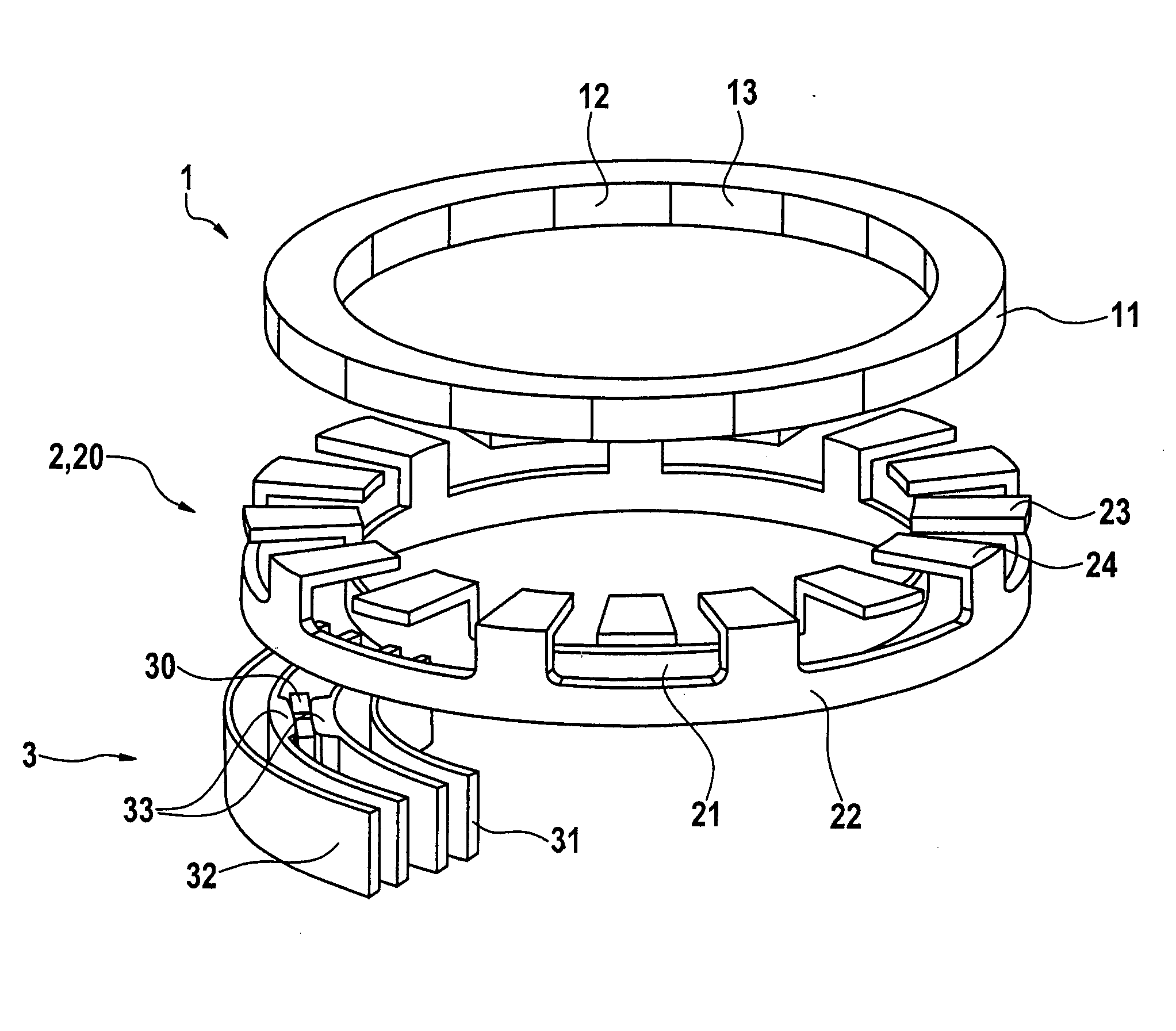 Sensor system for ascertaining a torque and for index detection