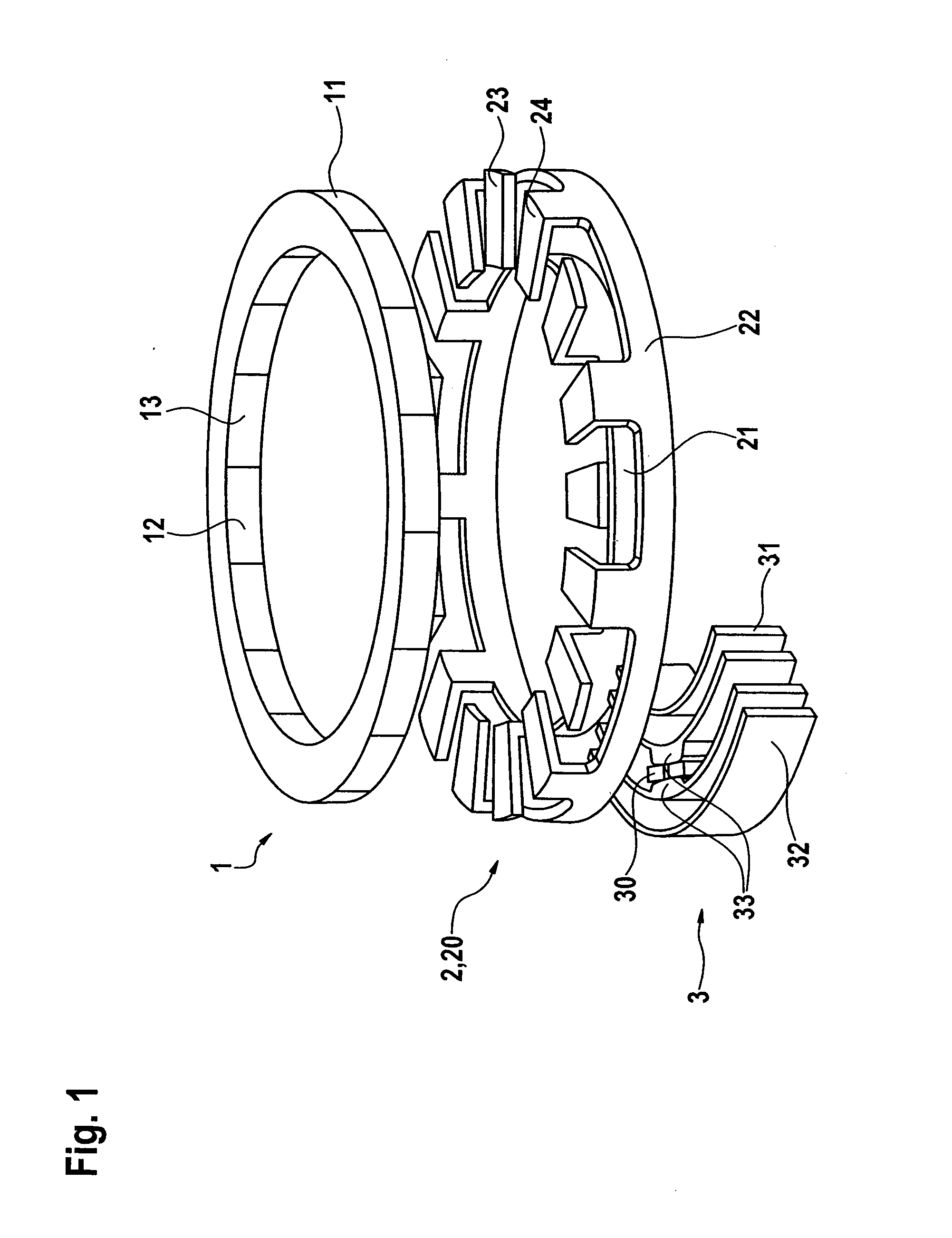 Sensor system for ascertaining a torque and for index detection