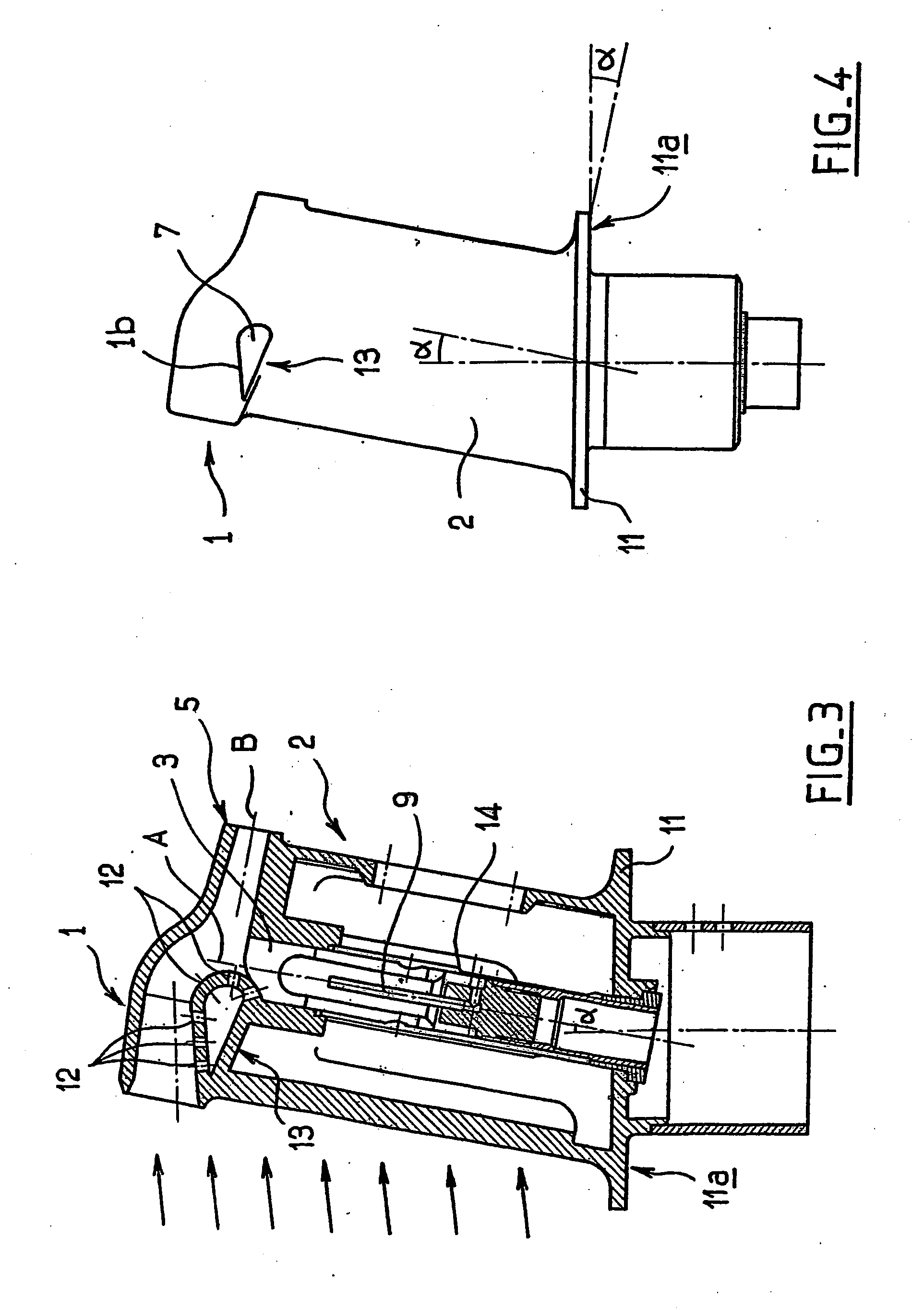 De-iced total air temperature sensor