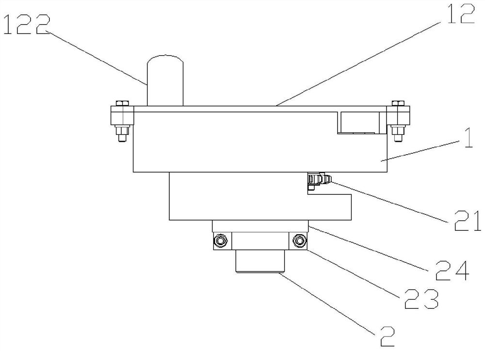 Synchronous air suction type rice breeding seed-metering device