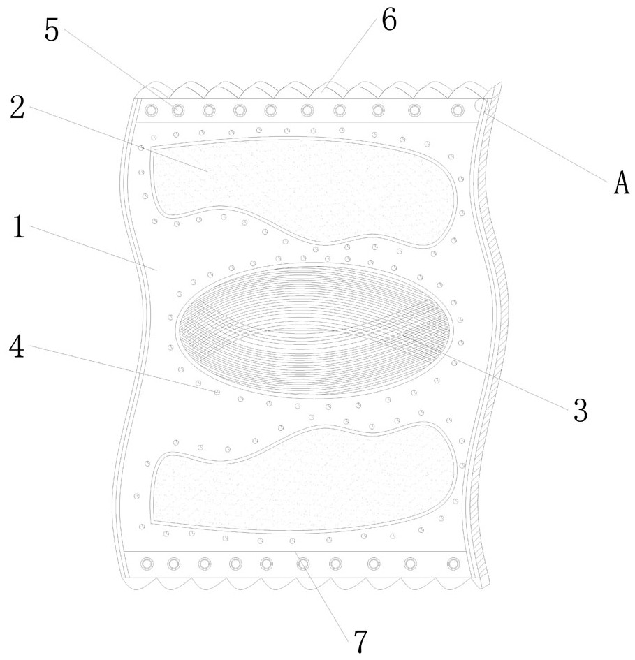 A kind of anti-mite and anti-mold skin care underwear fabric