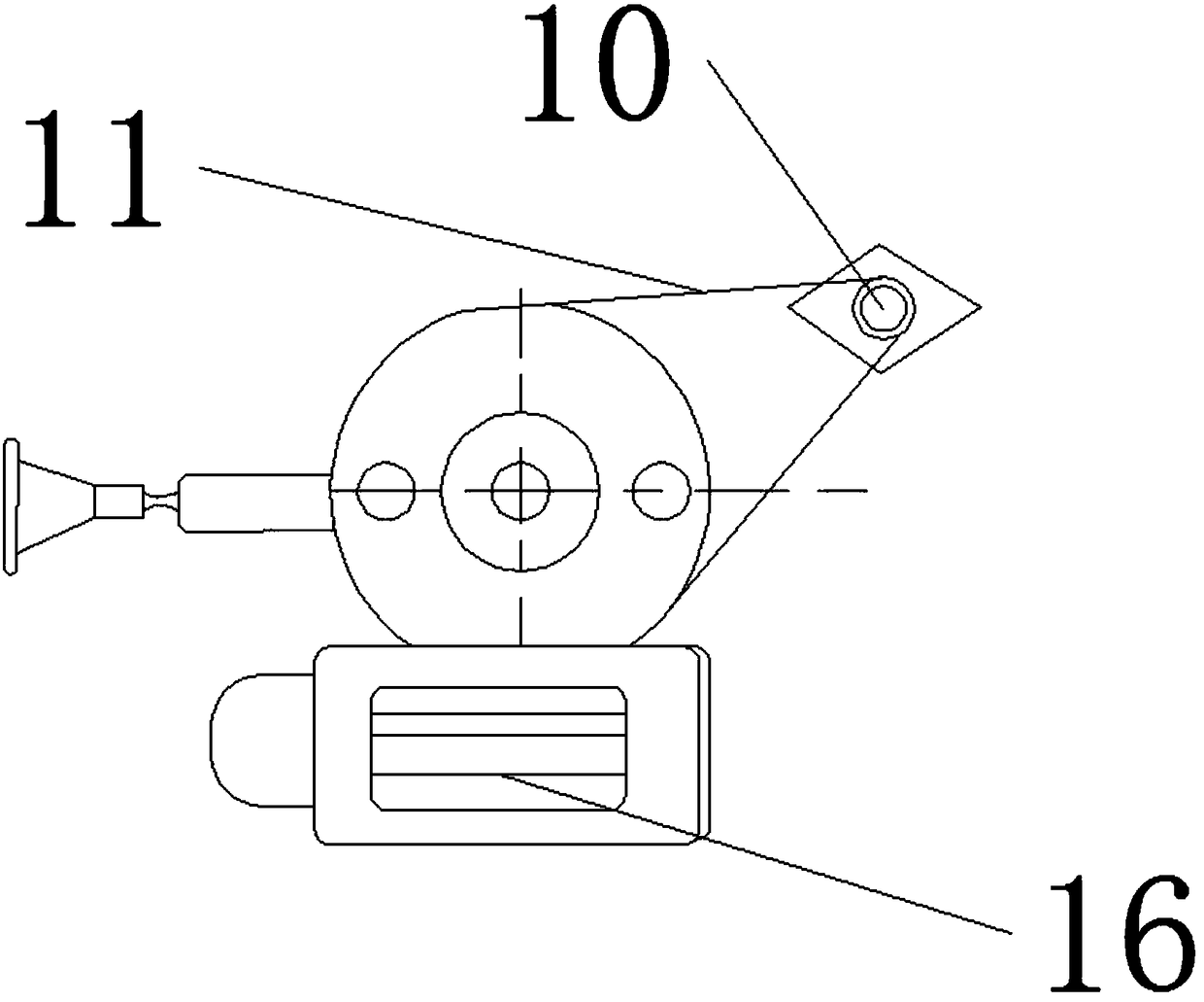 Cloth cutting machine for sock making