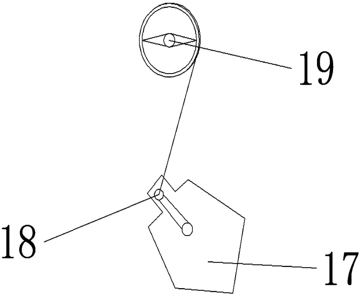 Cloth cutting machine for sock making