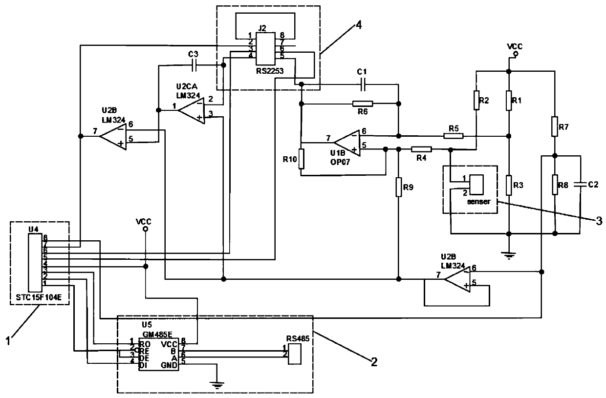 Sensor data acquisition processing system