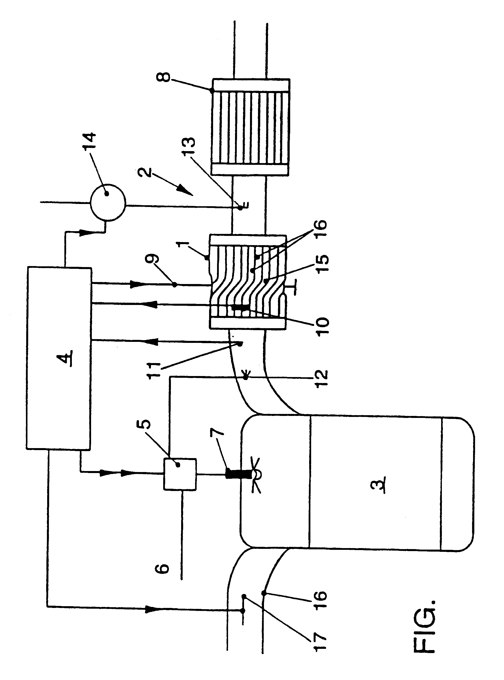 Oxide gas absorbing arrangement and method