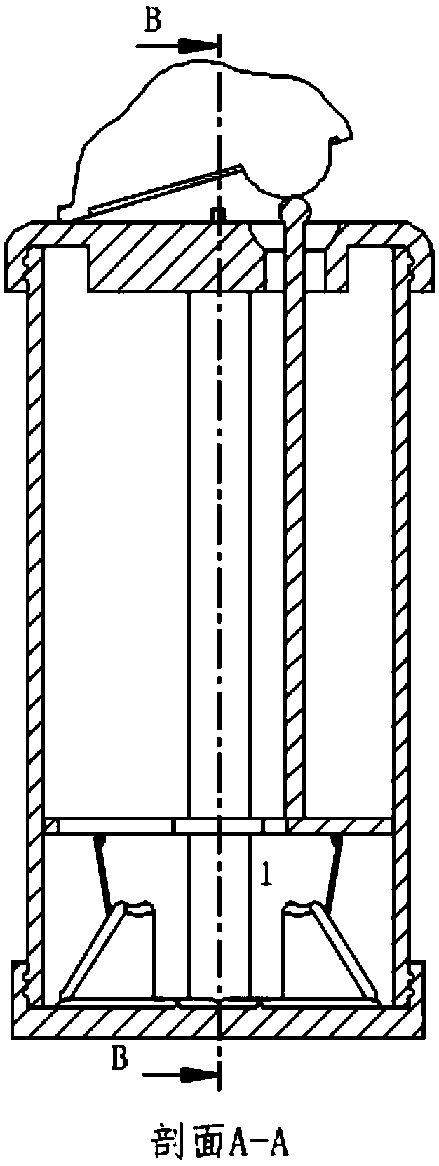 Bottle bottom inflow type water sample collecting device and method