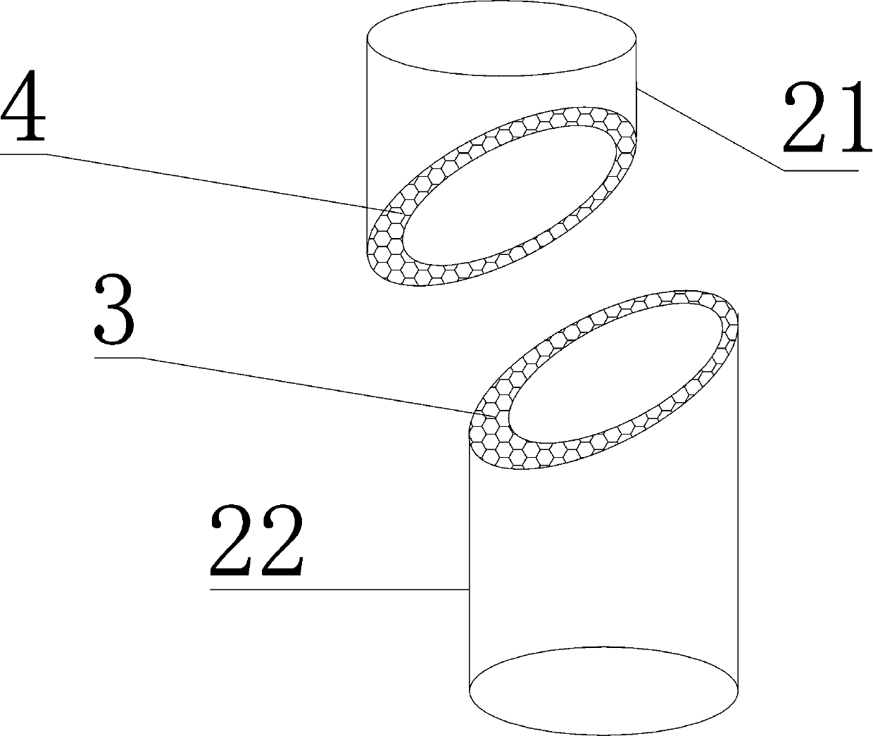 Experimental device for measuring rock shear strength of single rock sample and using method