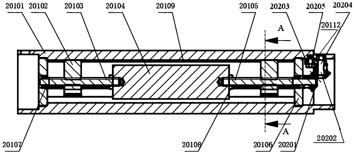 Passive damping boring rod with adjustable frequency and adjusting method thereof