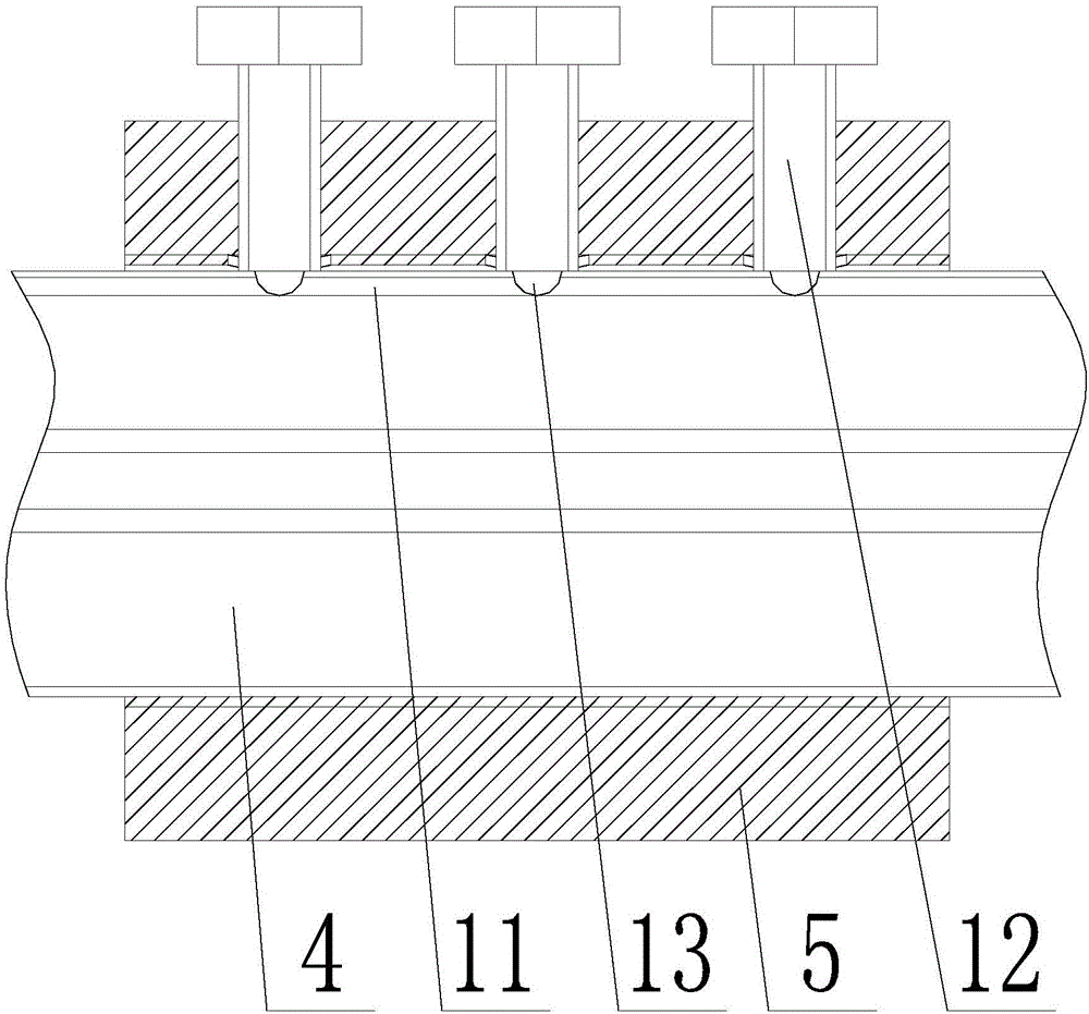 Simulated cutting force loading device for three-axis boring mill and use method