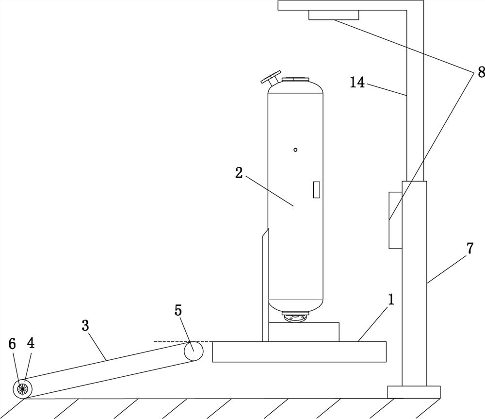 Intelligent barrel inspection equipment for chemical equipment and barrel inspection method