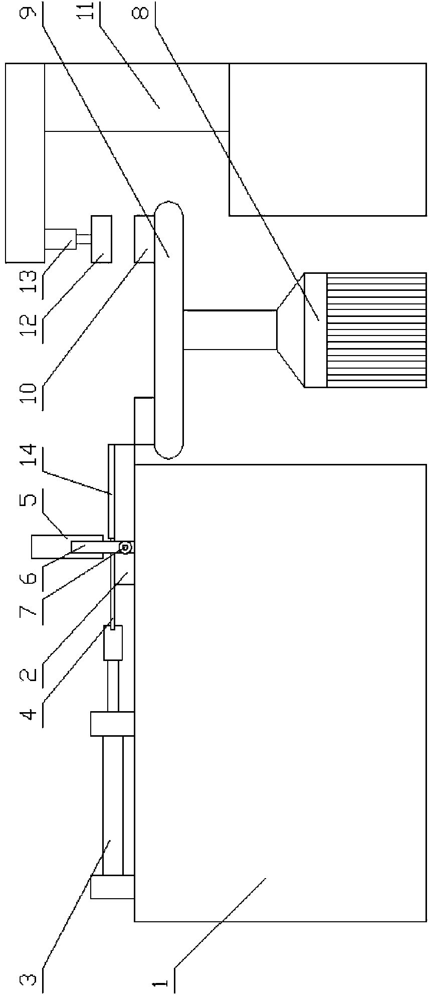 Tableware stamping and automatic feeding device