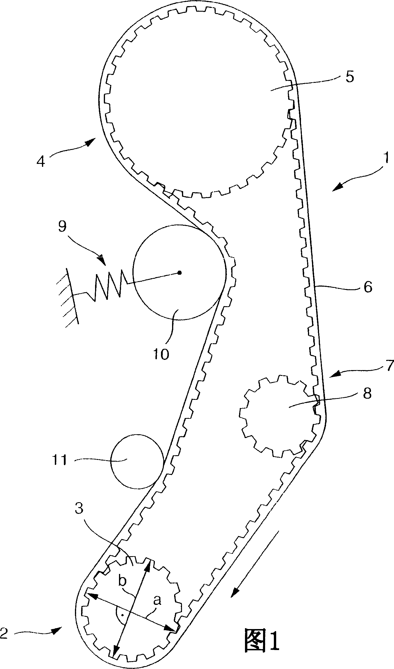 Cost-optimized traction mechanism