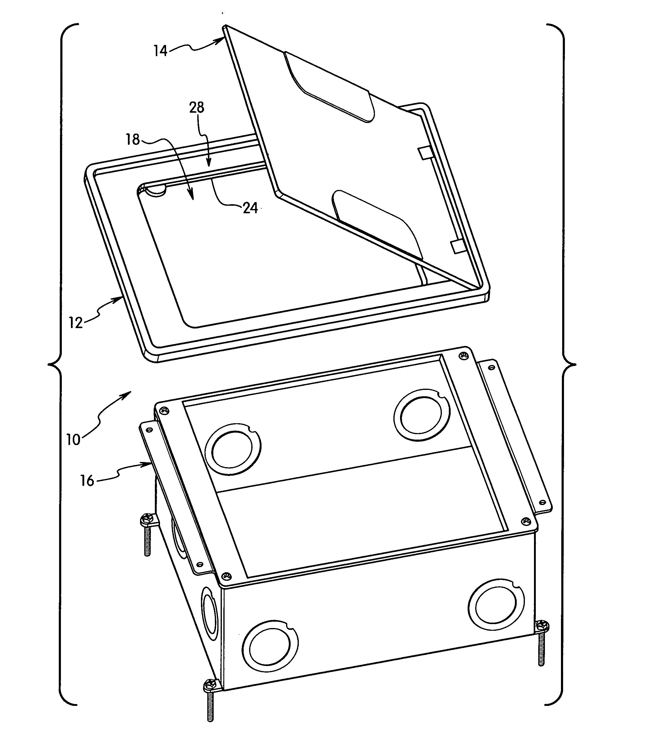 Floor box cover assembly